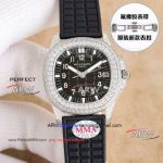 Best MMA Factory Patek Philippe Grenade Black Diamond Bezel Mechanical Women's Watch Replica (1)_th.jpg